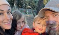 Brie with her husband and kids, Source: Brie’s Instagram